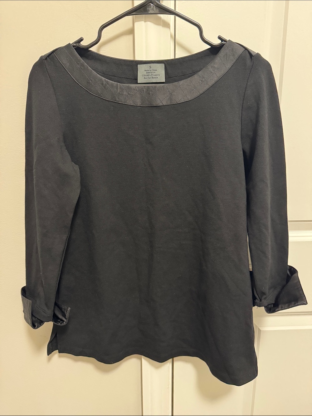 CHANEL Uniform Boatneck Blouse